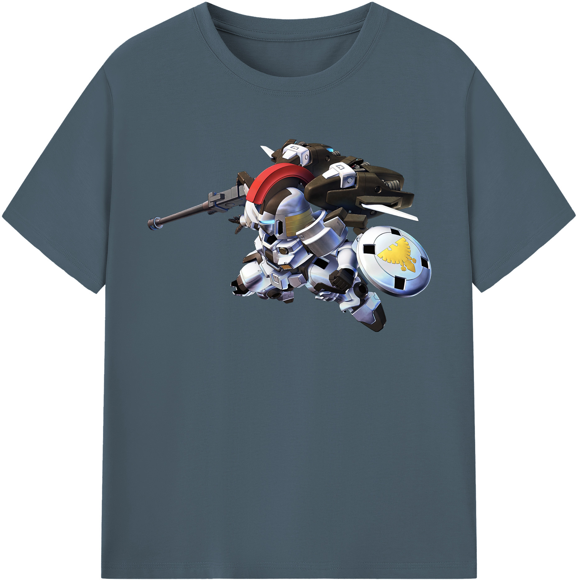 （画像用） 機動戦士ガンダム Mobile Suit Gundam 綿100％半袖Tシャツ（フロントプリント）